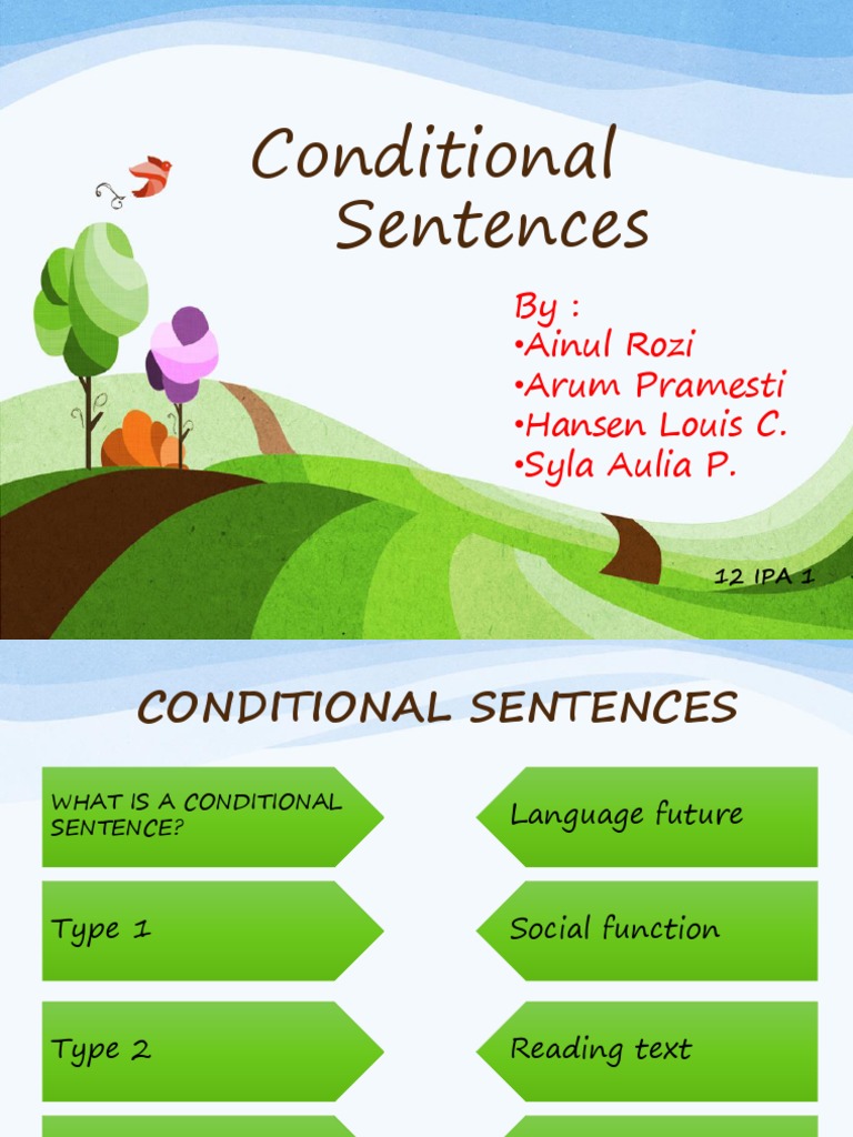CONDITIONAL MEANING EXAMPLE intelligence overview