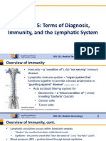 Chapter 5: Terms of Diagnosis, Immunity, and The Lymphatic System