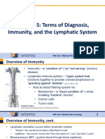 Lymphatic system terminology