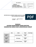Contoh Manual SMK3