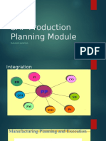 SAP Production Planning Module: Ramachandra