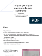 Turner Genotype Phenotype Correlation