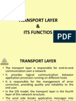 2 Functions of Transport Layer