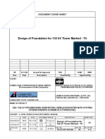 Design of Foundation for 132 kV Tower