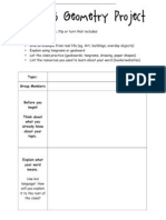 Grade 3 Geometry Project: Topic: Group Members