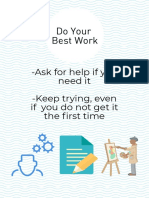 Do Your Best Work Poster