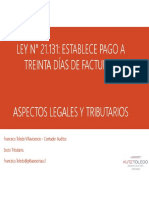 Ley N°21.131 Ley de Pago Oportuno Actualizada