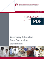 Veterinary Education Core Curriculum: OIE Guidelines