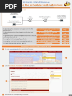 How To Use The Schedule Verification Tool