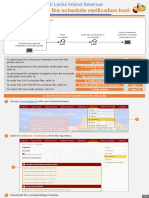 How To Use The Schedule Verification Tool