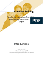 PT3 Examiner Training