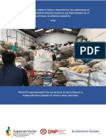 Informe Nacional Sobre El Pesaje y Registro de Las Cantidades de Residuos Efectivamente Aprovechados de Los Pres 1