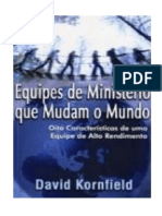 David Kornfield - Equipes de Ministério Que Mudam o Mundo PDF