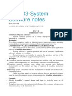 System Software Notes