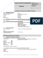 Ficha de Datos de Seguridad (FDS) del Gasoleo