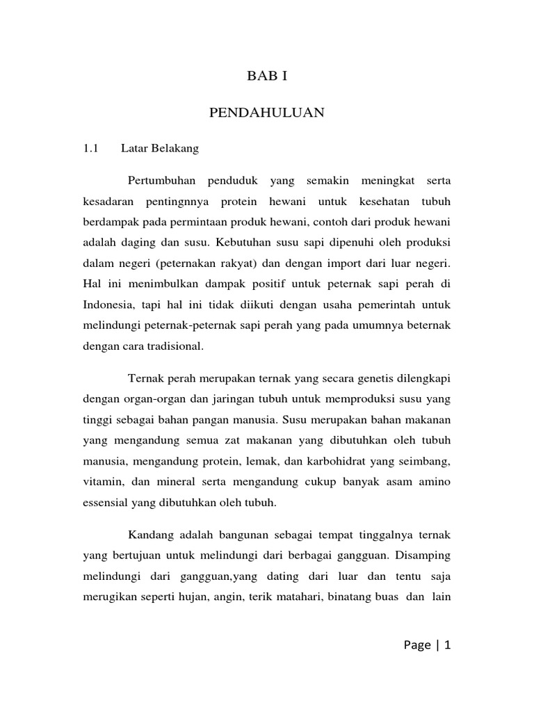 Laporan Pkl Ternak Sapi