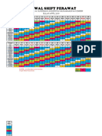 Jadwal Shift Perawat: Klinik Ranap Dr. M. Suherman Universitas Muhammadiyah Jember Bulan April 2019