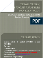 Terapi Cairan, Keseimbangan Asam Basa Dan Elektrolit