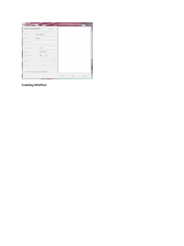 Scanning Interface Overview Guide | PDF