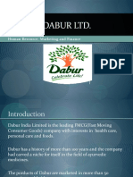 Dabur LTD.: Human Resource, Marketing and Finance