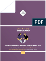 Estamos Buscando - Estrategia Integral para La Atención A La Problemática de La Desaparición de Personas en El Estado de Jalisco