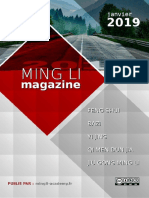 Ming Li Magazine Janvier 2019