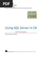 0373 Using SQL Server in c With Examples