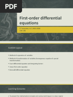 Lecture 2 - First-Order Differential Equations