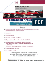 Consejo Técnico Escolar: Primera Sesión Ordinaria