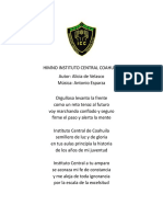 Himno del Instituto Central de Coahuila