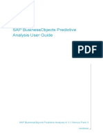 Sap Businessobjects Predictive Analysis User Guide