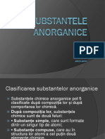 Substantele Anorganice