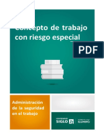 Concepto de Trabajo Con Riesgo Especial