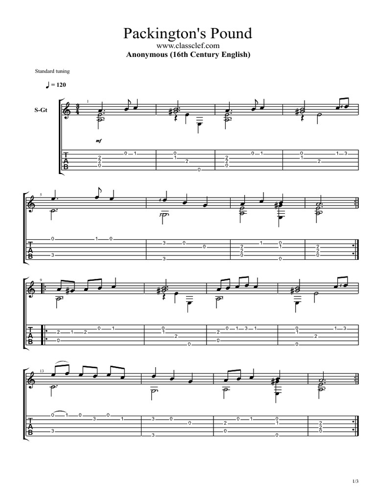 Packington's Pound Notation Guide | PDF