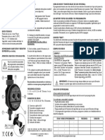 Programador de Grifo C4109: MUY IMPORTANTE: No Utilice, Teflón Ni Herramientas