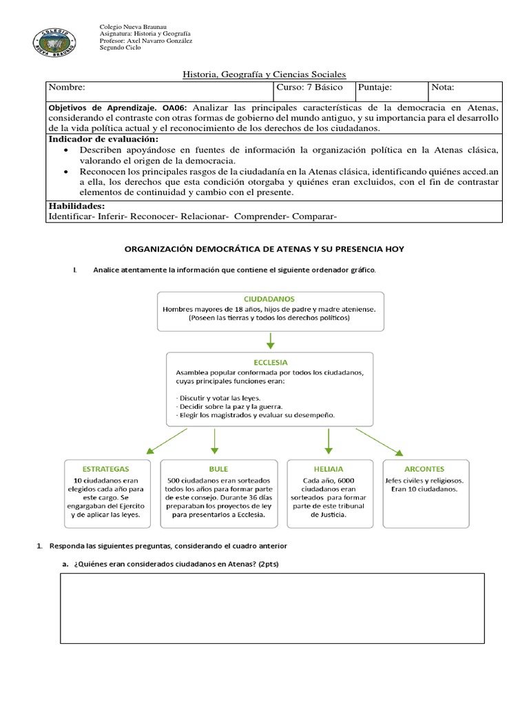 Democracia y Ciudadanía en Atenas | PDF | Democracia | Ideologías políticas