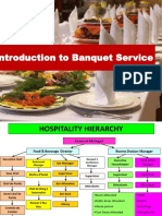 Banquet Service Introduction Equipment Description