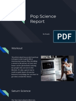 Pop Science Report