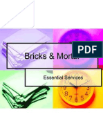 Bricks and Mortar S1 - Essential Services Slides