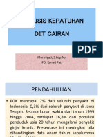 Analisis Kepatuhan Diit Cairan