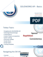 SOLIDWORKS API Basics - Navigating the Object Model and Customizing the User Interface