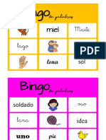 Bingo de Palabras PDF