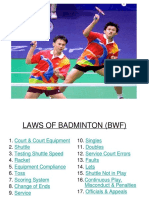 Laws of Badminton (BAC 2015-2016)