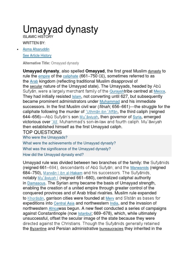 Umayyad Women Power Influence And Mystery - 7p5cj3m