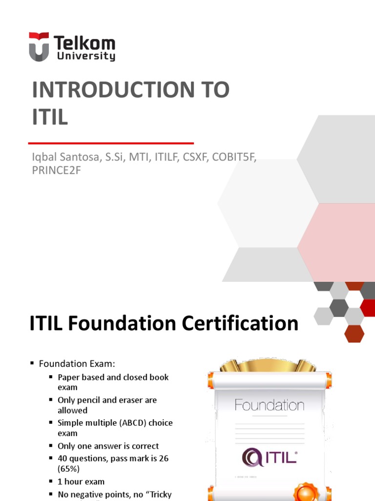 01 Introduction To ITIL | PDF | Itil | Stakeholder (Corporate)