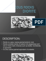 Diorite and Basalt