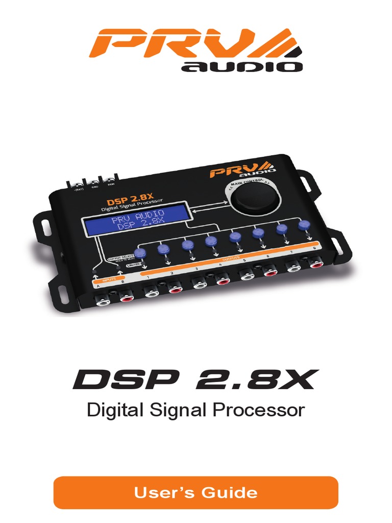 Manual Dsp2.8x PDF Equalization (Audio) Digital Signal Processing