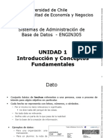 Unidad 1 - Introduccion y Conceptos Fundamentales de Las Bases de Datos