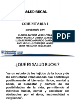Comunitaria 1 Salud Bucal