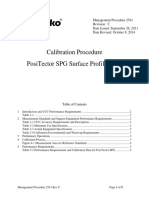 Calibration Procedure Positector SPG Surface Profile Gage